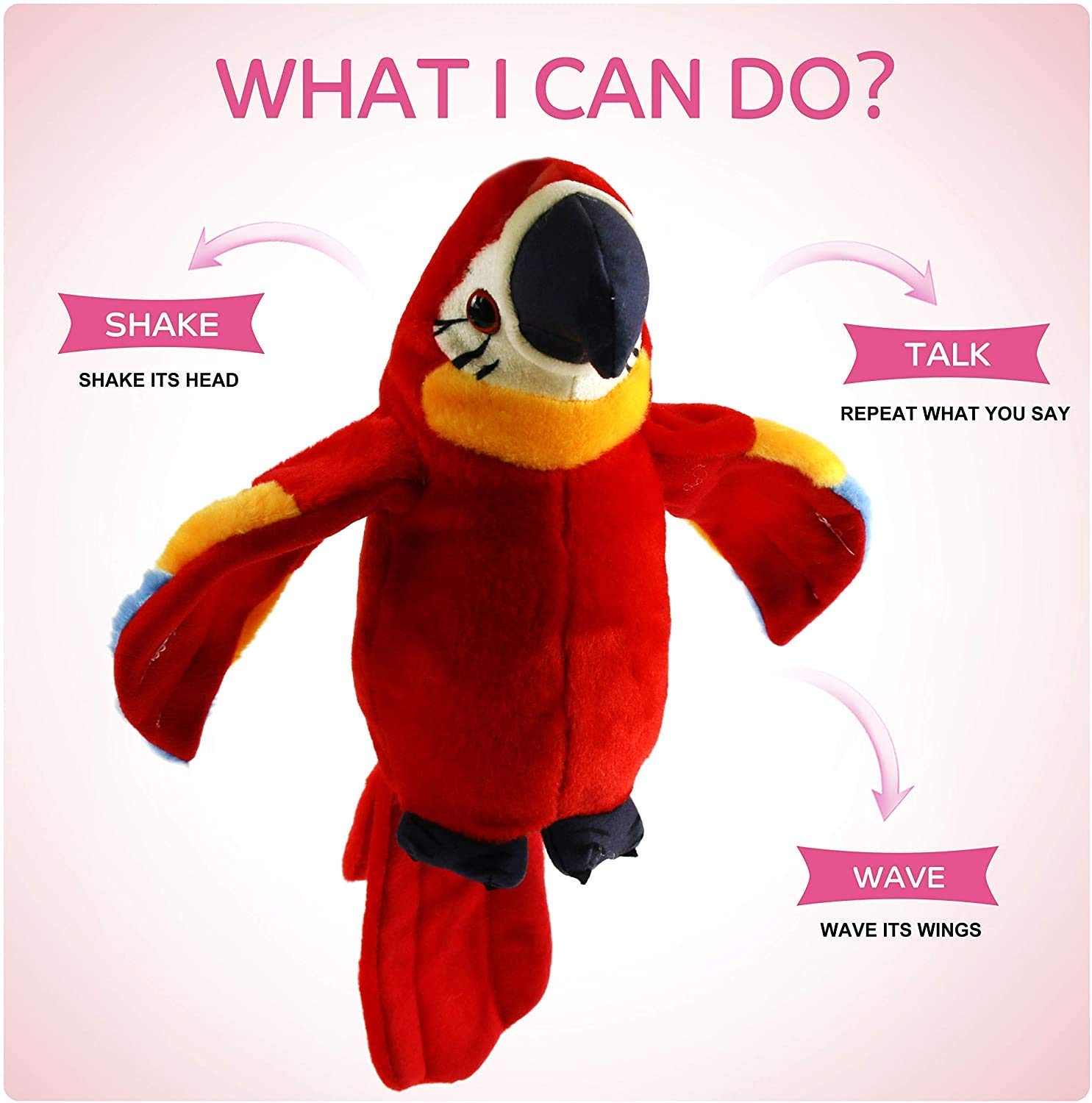 𝗙𝘂𝗻𝗻𝘆 𝗧𝗮𝗹𝗸𝗶𝗻𝗴 𝗣𝗮𝗿𝗿𝗼𝘁 𝗥𝗲𝗽𝗲𝗮𝘁𝘀 𝗬𝗼𝘂𝗿 𝗩𝗼𝗶𝗰𝗲 𝗶𝗻 𝗮 𝗖𝘂𝘁𝗲 𝗪𝗮𝘆